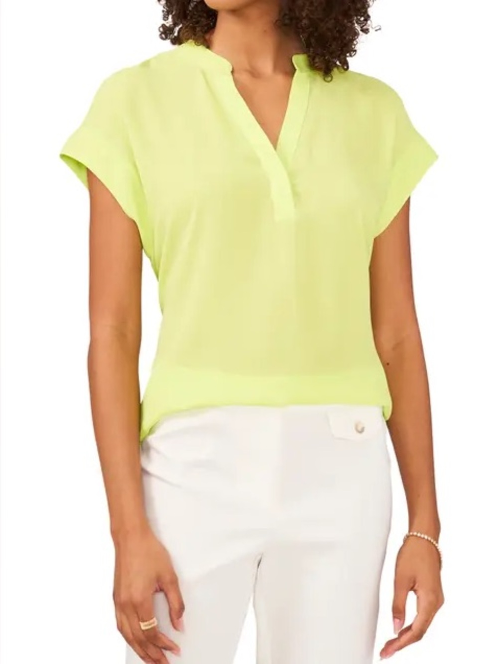 Cynthia Steffe Chartreuse Women’s Top Size XL